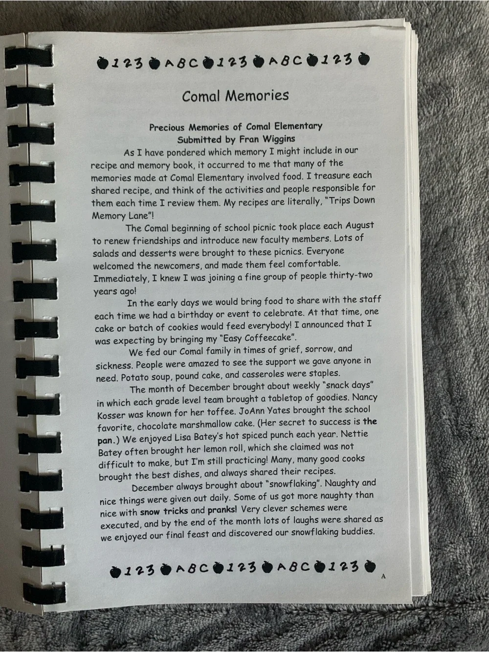 South Central Texas Comal Elementary School Regional Cookbook 2010 Like NEW